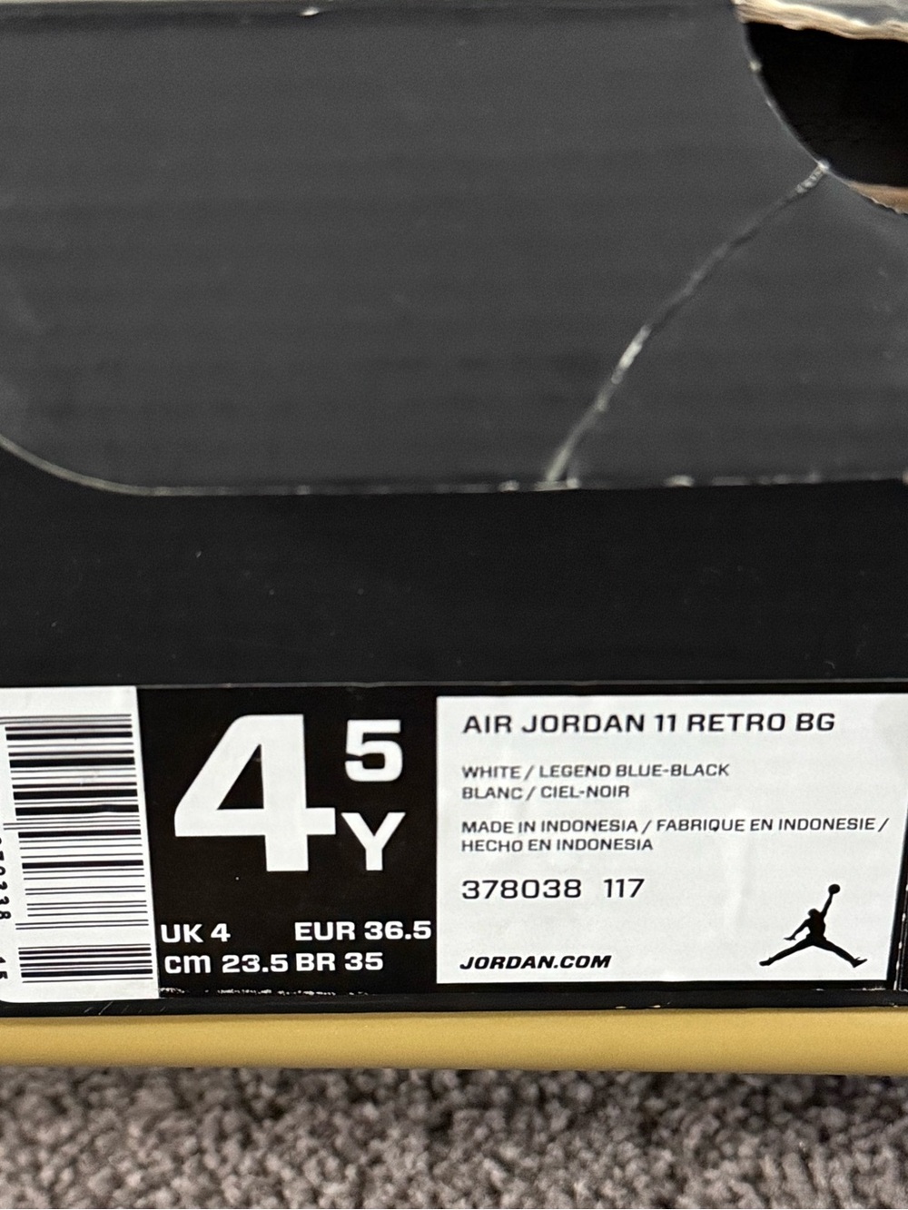 Nike Air Jordan 11 Retro “Legend Blue” 2014 GS 4.5Y / Women’s 6 w/ Original Box - Picture 2 of 8